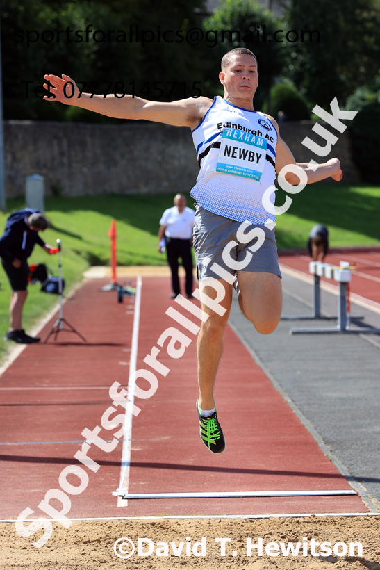 Decathlon long jump, 2025 EAP International Combined Events, Hexham, Northumberland.  Photo: David T. Hewitson/Sports for All Pics